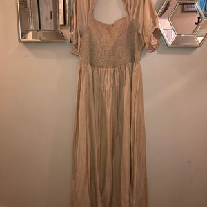 Boohoo Plus Shirred Maxi Size US20